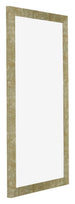 Mura MDF Bilderrahmen 40x70cm Gold Antik Vorne Schrag | Yourdecoration.at