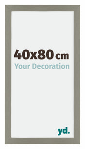 Mura MDF Bilderrahmen 40x80cm Grau Vorne Messe | Yourdecoration.at