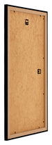 Mura MDF Bilderrahmen 40x80cm Schwarz Hochglanz Rucksteite Schrag | Yourdecoration.at