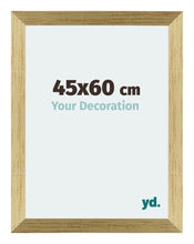 Mura MDF Bilderrahmen 45x60cm Gold Glanz Vorne Messe | Yourdecoration.at