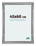 Mura MDF Bilderrahmen 45x60cm Grau Gewischt Vorne Messe | Yourdecoration.at
