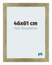 Mura MDF Bilderrahmen 46x61cm Gold Antik Vorne Messe | Yourdecoration.at