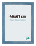 Mura MDF Bilderrahmen 46x61cm Hellblau Gewischt Vorne Messe | Yourdecoration.at