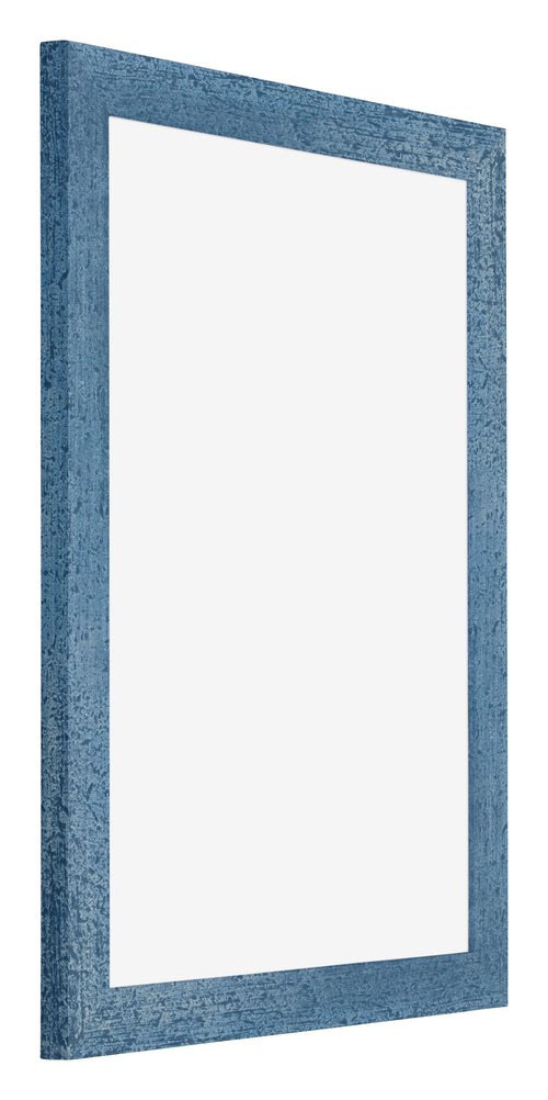 Mura MDF Bilderrahmen 46x61cm Hellblau Gewischt Vorne Schrag | Yourdecoration.at