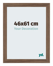 Mura MDF Bilderrahmen 46x61cm Nussbaum Dunkel Vorne Messe | Yourdecoration.at