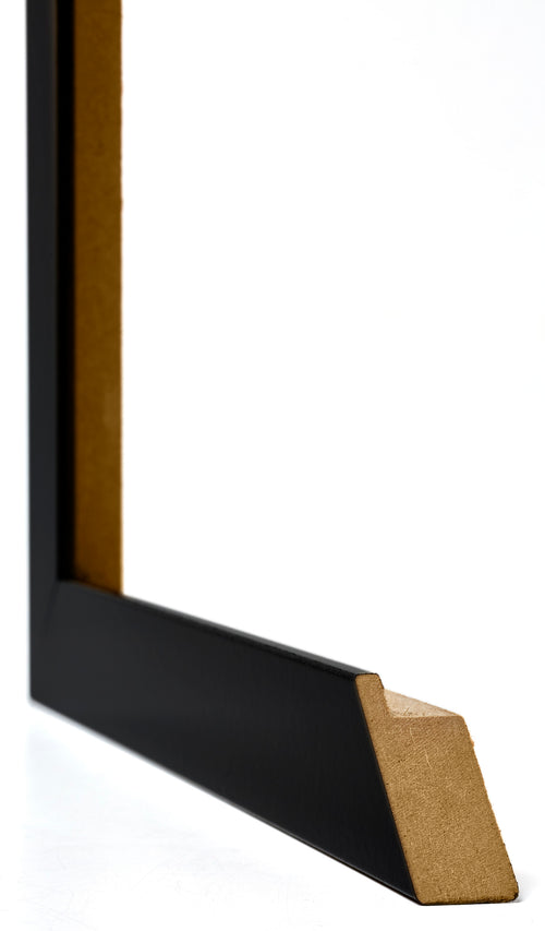 Mura MDF Bilderrahmen 46x61cm Schwarz Hochglanz Detail Querschnitte | Yourdecoration.at