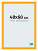 Mura MDF Bilderrahmen 48x68cm Gelb Vorne Messe | Yourdecoration.at