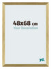 Mura MDF Bilderrahmen 48x68cm Goldglanz Vorne Messe | Yourdecoration.at