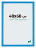 Mura MDF Bilderrahmen 48x68cm Hellblau Vorne Messe | Yourdecoration.at