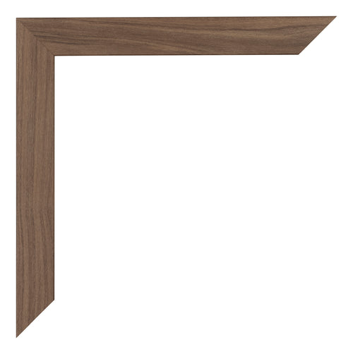 Mura MDF Bilderrahmen 49x68cm Nussbaum Dunkel Detail Ecke | Yourdecoration.at