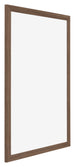 Mura MDF Bilderrahmen 49x68cm Nussbaum Dunkel Vorne Schrag | Yourdecoration.at