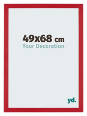 Mura MDF Bilderrahmen 49x68cm Rot Vorne Messe | Yourdecoration.at