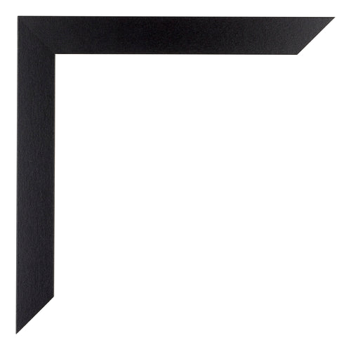 Mura MDF Bilderrahmen 49x68cm Schwarz Matt Detail Ecke | Yourdecoration.at