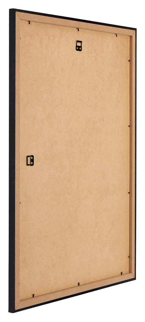 Mura MDF Bilderrahmen 49x68cm Schwarz Matt Ruckseite Schrag | Yourdecoration.at