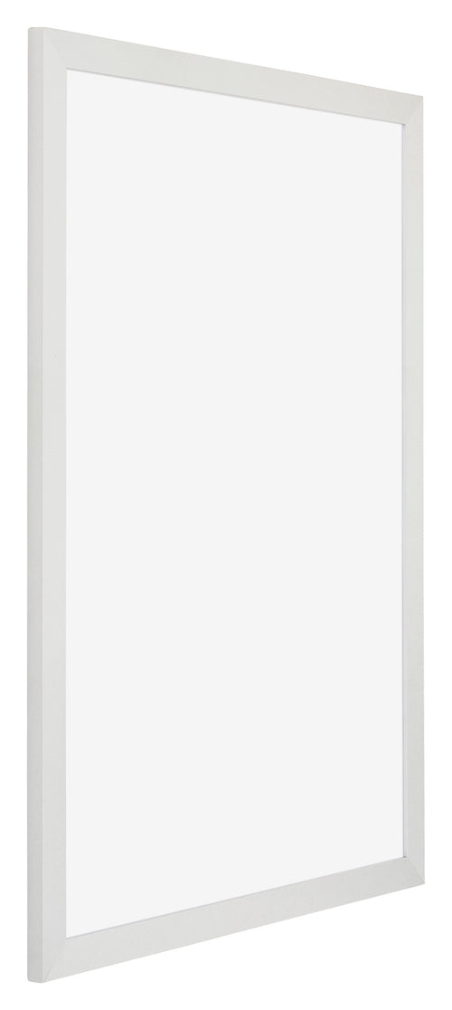 Mura MDF Bilderrahmen 49x68cm Weiss Matt Vorne Schrag | Yourdecoration.at