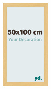 Mura MDF Bilderrahmen 50x100cm Buche Dekor Vorne Messe | Yourdecoration.at