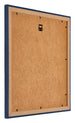 Mura MDF Bilderrahmen 50x50cm Dunkelblau Gewischt Rucksteite Schrag | Yourdecoration.at
