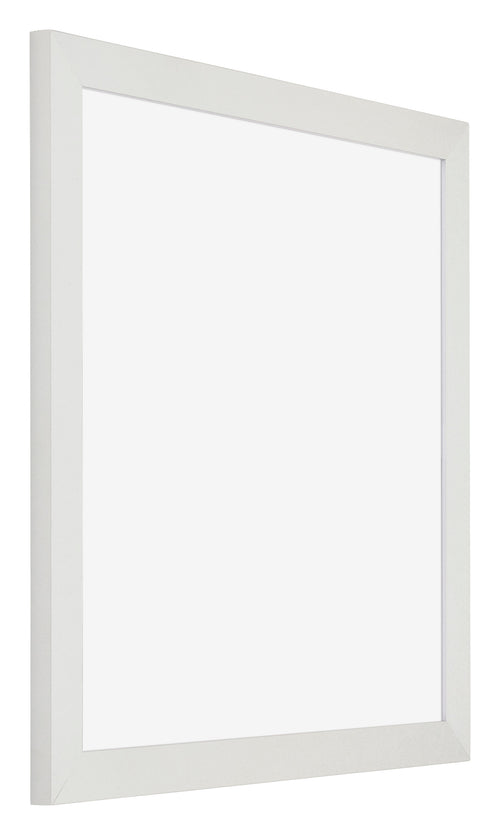 Mura MDF Bilderrahmen 50x50cm Weiss Matt Vorne Schräg | Yourdecoration.at