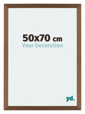 Mura MDF Bilderrahmen 50x70cm Kupfer Dekor Vorne Messe | Yourdecoration.at