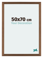 Mura MDF Bilderrahmen 50x70cm Kupfer Dekor Vorne Messe | Yourdecoration.at