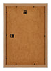 Mura MDF Bilderrahmen 50x75cm Silberglanz Vintage Rucksteite | Yourdecoration.at