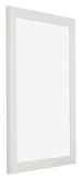 Mura MDF Bilderrahmen 50x75cm Weiss Matt Vorne Schrag | Yourdecoration.at