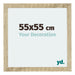 Mura MDF Bilderrahmen 55x55cm Sonoma Eiche Vorne Messe | Yourdecoration.at