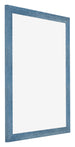 Mura MDF Bilderrahmen 55x65cm Hell Blau Geveegd Vorne Schrag | Yourdecoration.at