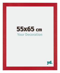 Mura MDF Bilderrahmen 55x65cm Rot Vorne Messe | Yourdecoration.at