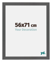 Mura MDF Bilderrahmen 56x71cm Antrazit Messe | Yourdecoration.at