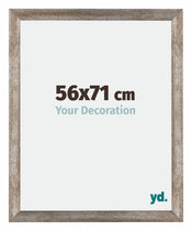 Mura MDF Bilderrahmen 56x71cm Metall Vintage Vorne Messe | Yourdecoration.at