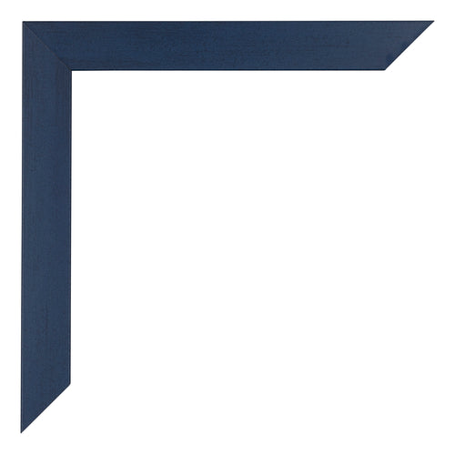Mura MDF Bilderrahmen 59x84cm Dunkelblau Gewischt Detail Ecke | Yourdecoration.at