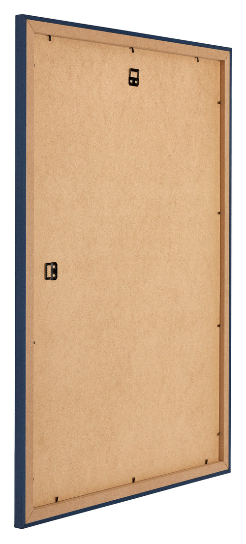 Mura MDF Bilderrahmen 59x84cm Dunkelblau Gewischt Ruckseite Schrag | Yourdecoration.at