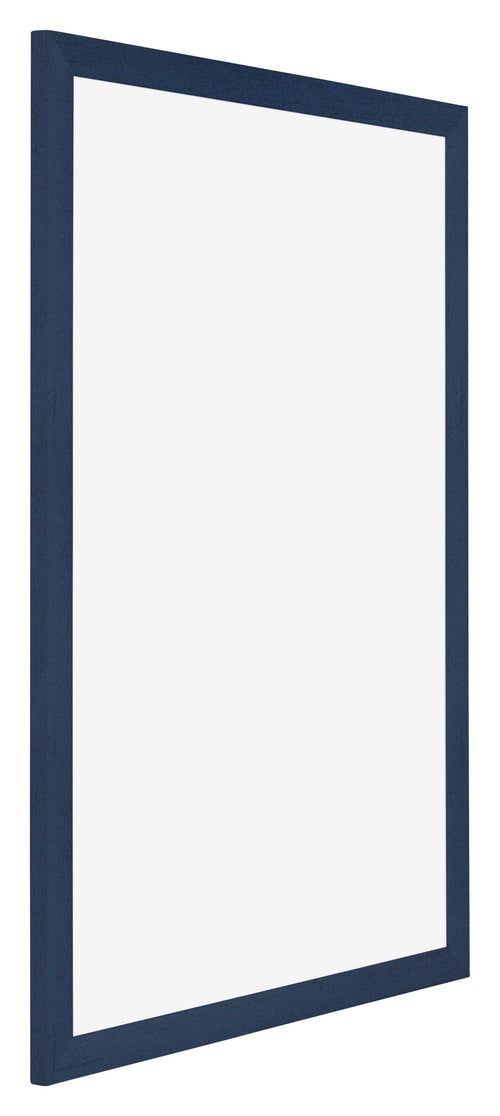 Mura MDF Bilderrahmen 59x84cm Dunkelblau Gewischt Vorne Schrag | Yourdecoration.at