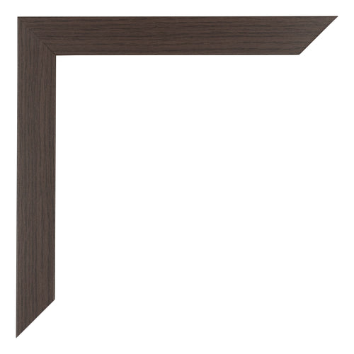 Mura MDF Bilderrahmen 59x84cm Eiche Dunkel Detail Ecke | Yourdecoration.at