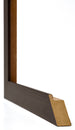 Mura MDF Bilderrahmen 59x84cm Eiche Dunkel Detail Querschnitte | Yourdecoration.at