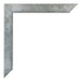 Mura MDF Bilderrahmen 59x84cm Eisen Gewischt Detail Ecke | Yourdecoration.at