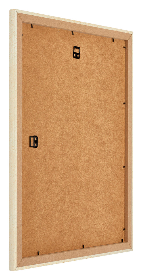 Mura MDF Bilderrahmen 60x70cm Sand Gewischt Rucksteite Schrag | Yourdecoration.at