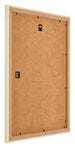 Mura MDF Bilderrahmen 60x70cm Sand Gewischt Rucksteite Schrag | Yourdecoration.at
