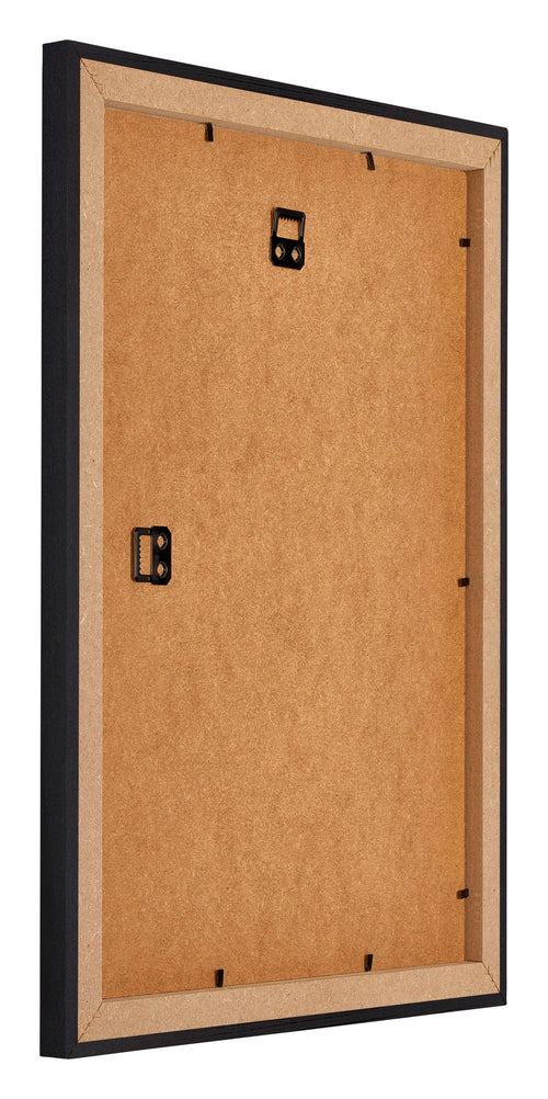 Mura MDF Bilderrahmen 60x80cm Schwarz Gemasert Rucksteite Schrag | Yourdecoration.at