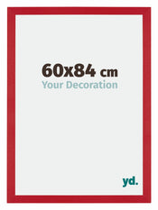 Mura MDF Bilderrahmen 60x84cm Rot Vorne Messe | Yourdecoration.at