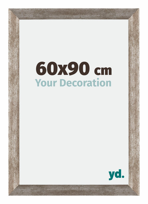 Mura MDF Bilderrahmen 60x90cm Metall Vintage Vorne Messe | Yourdecoration.at