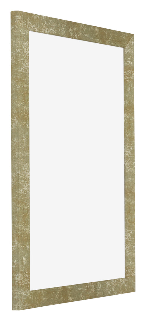 Mura MDF Bilderrahmen 61x91 5cm Gold Antik Vorne Schrag | Yourdecoration.at