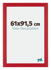 Mura MDF Bilderrahmen 61x91 5cm Rot Vorne Messe | Yourdecoration.at