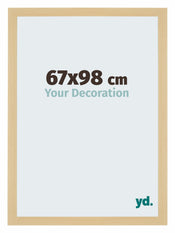 Mura MDF Bilderrahmen 67x98cm Ahorn Dekor Vorne Messe | Yourdecoration.at