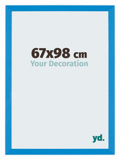 Mura MDF Bilderrahmen 67x98cm Hellblau Vorne Messe | Yourdecoration.at