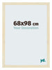 Mura MDF Bilderrahmen 68x98cm Sand Gewischt Vorne Messe | Yourdecoration.at