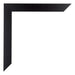 Mura MDF Bilderrahmen 68x98cm Schwarz Matt Detail Ecke | Yourdecoration.at