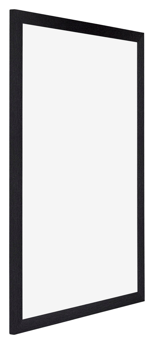 Mura MDF Bilderrahmen 68x98cm Schwarz Matt Vorne Schrag | Yourdecoration.at