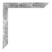 Mura MDF Bilderrahmen 68x98cm Silberglanz Vintage Detail Ecke | Yourdecoration.at